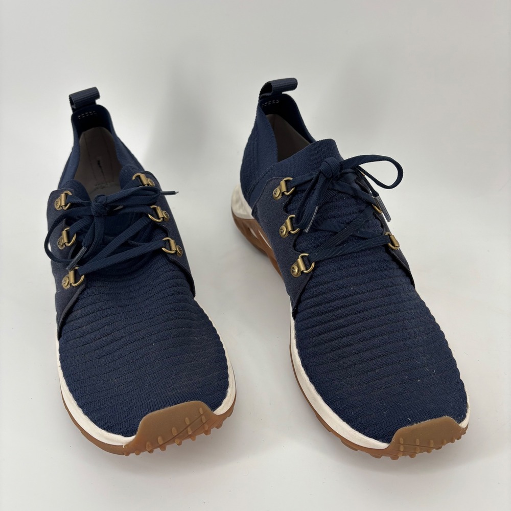 Merrell Mens Range Laceless AC+ Size‎ 11 Navy Blue Knit Hiking Sneakers Gorpcore